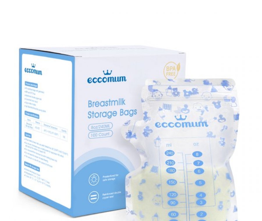 Disposable breastmilk pouch breast milk storage bag